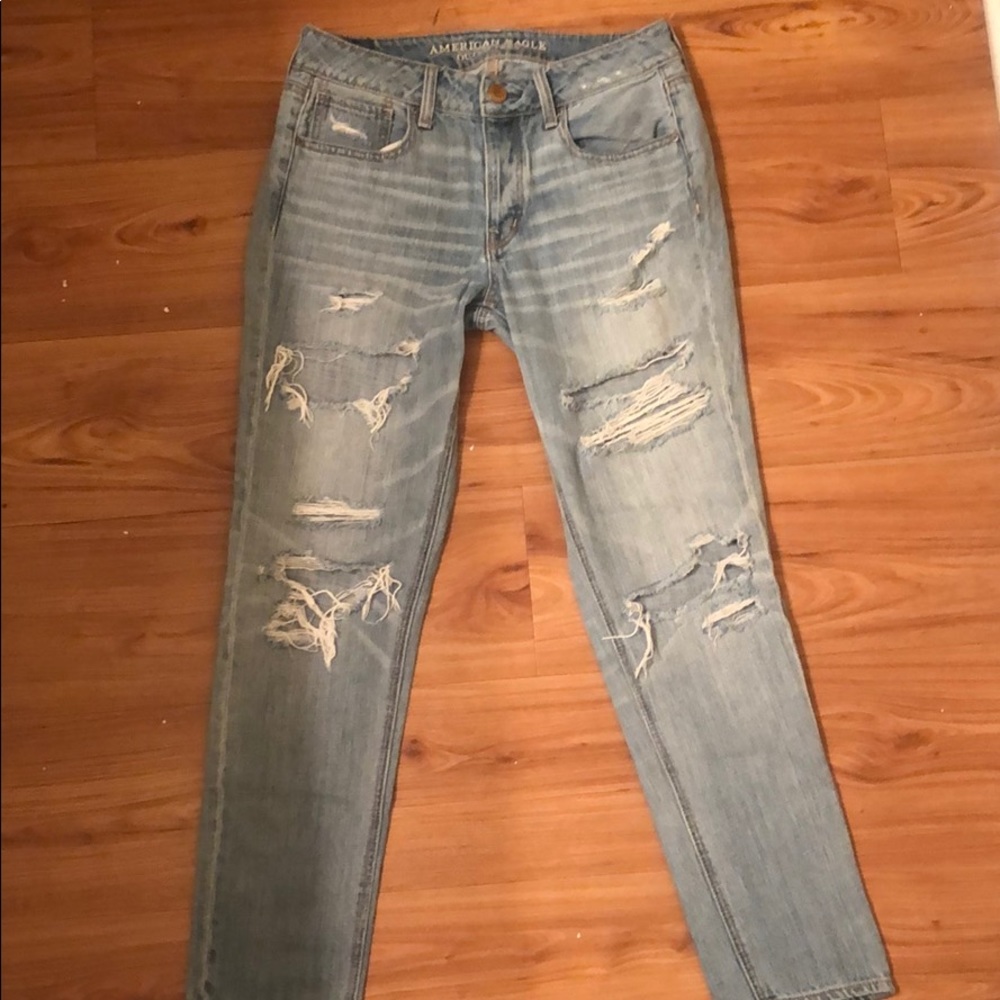 Low rise AO boyfriend jeans